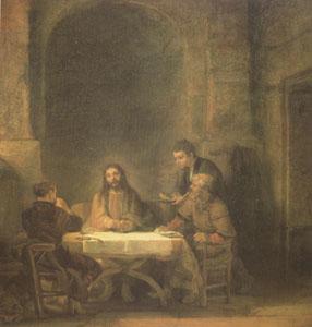 REMBRANDT Harmenszoon van Rijn The Supper at Emmaus (mk05) oil painting picture